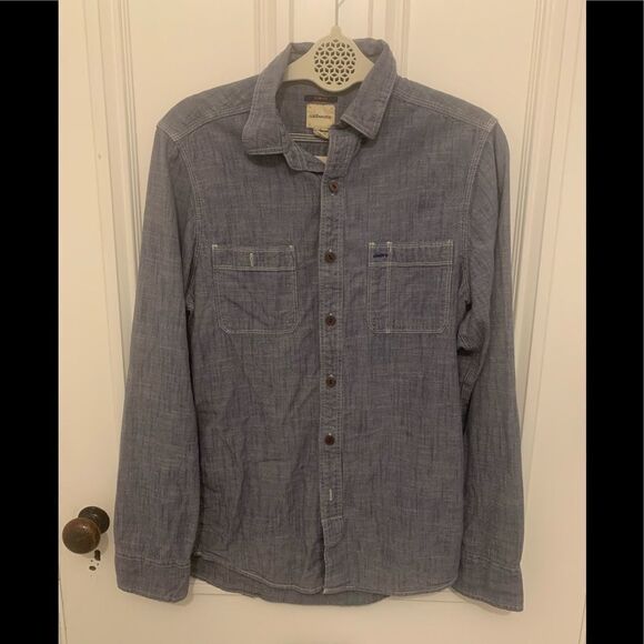 GH Bass Denim Button Down small - Picture 1 of 5